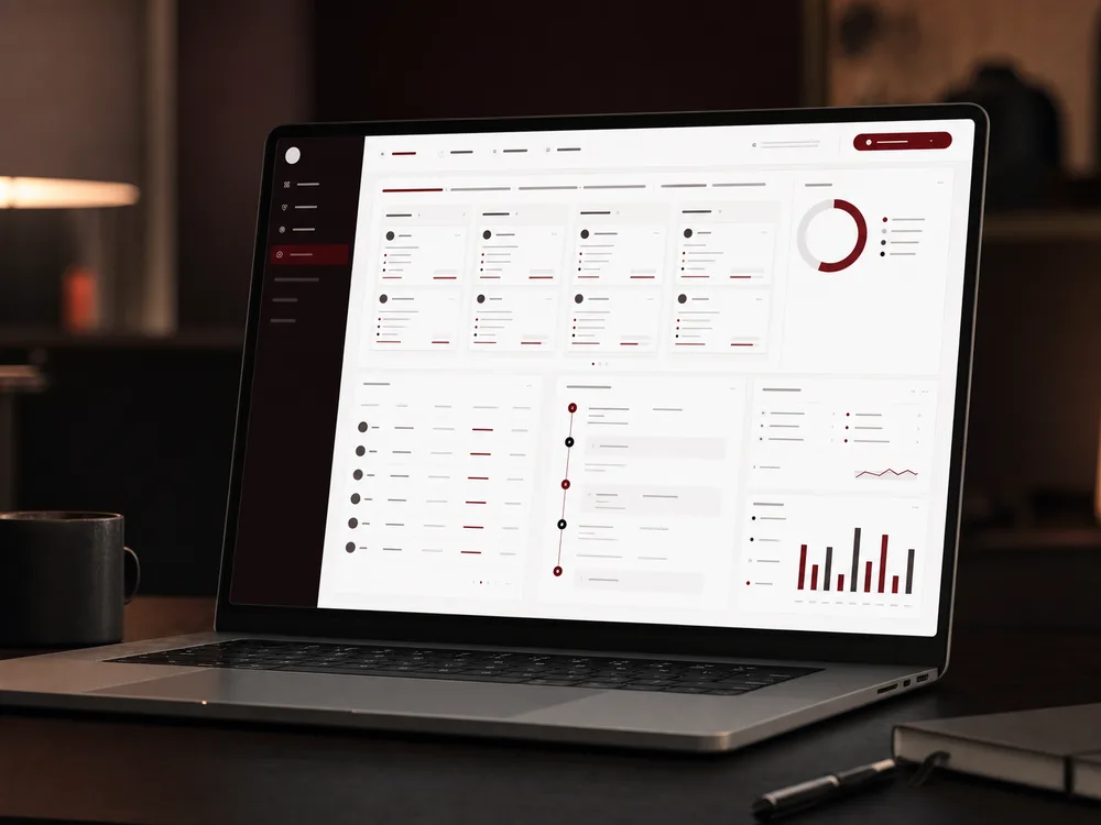 Concept interface for CRM and sales analytics